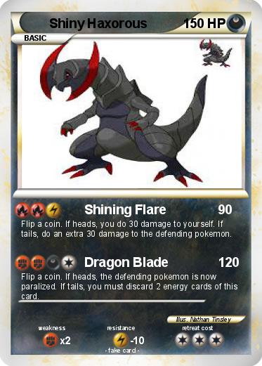 Pokemon Shiny Haxorous