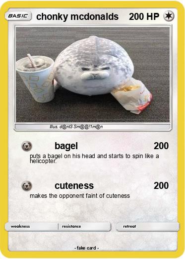 Pokemon chonky mcdonalds