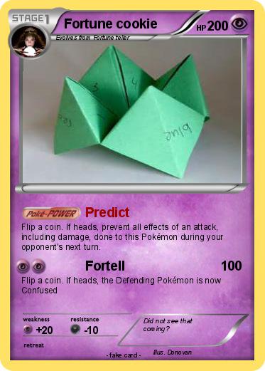 Pokemon Fortune cookie