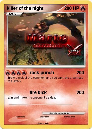 Pokemon killer of the night