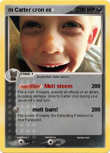 Pokemon m Carter cron ex