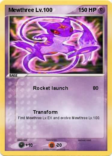 Pokemon Mewthree Lv.100