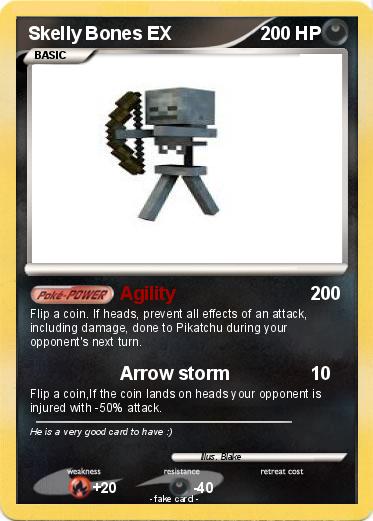 Pokemon Skelly Bones EX