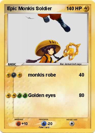 Pokemon Epic Monkis Soldier