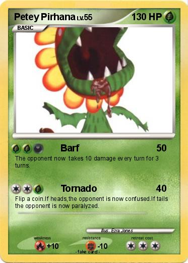 Pokemon Petey Pirhana