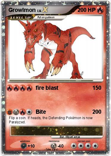 Pokemon Growlmon