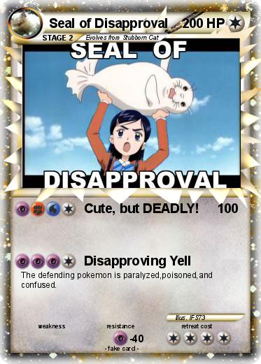 Pokemon Seal of Disapproval
