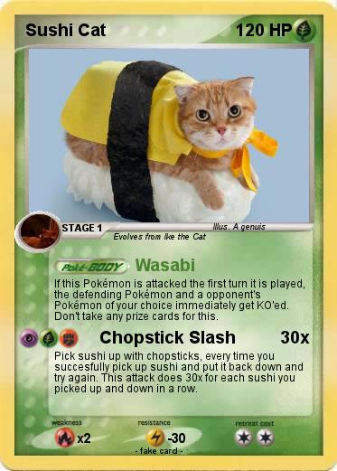 Pokemon Sushi Cat