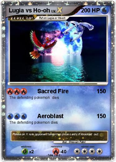 Pokemon Lugia vs Ho-oh