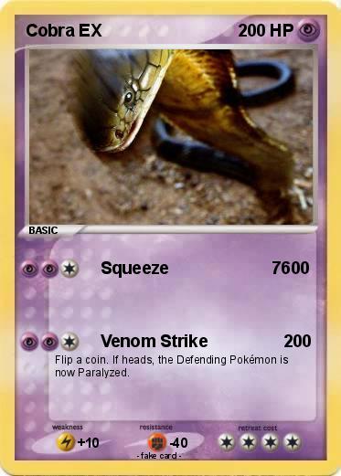 Pokemon Cobra EX