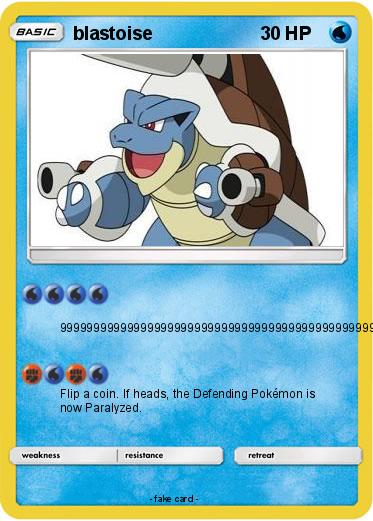 Pokemon blastoise