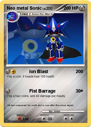Pokemon Neo metal Sonic