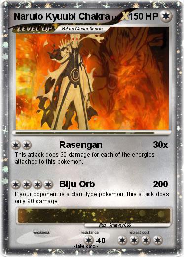Pokemon Naruto Kyuubi Chakra