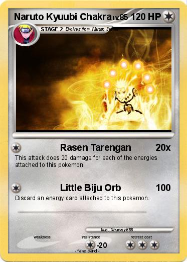 Pokemon Naruto Kyuubi Chakra
