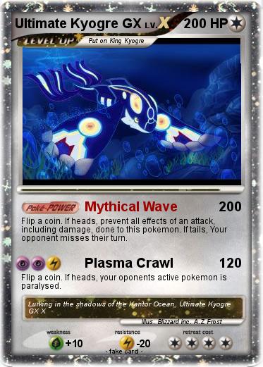 Pokemon Ultimate Kyogre GX