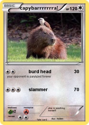 Pokemon capybarrrrrrra!