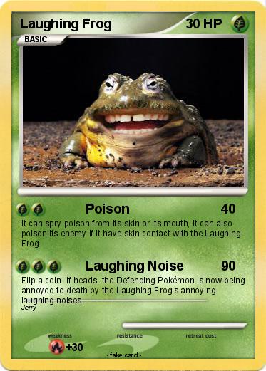 Pokemon Laughing Frog