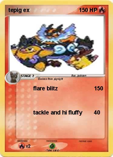 Pokemon tepig ex
