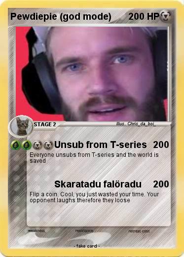 Pokemon Pewdiepie (god mode)