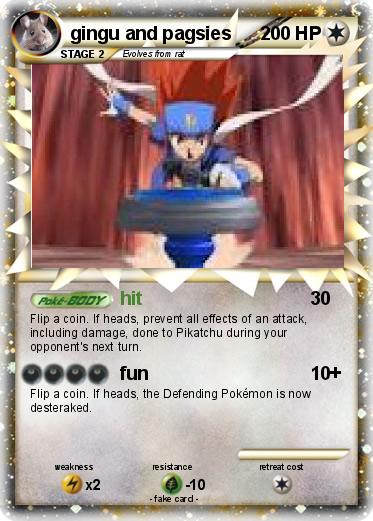 Pokemon gingu and pagsies