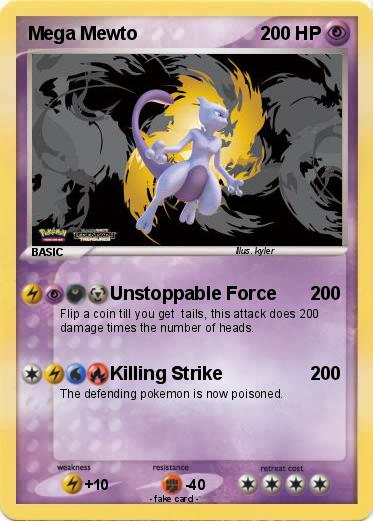 Pokemon Mega Mewto