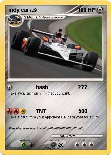 Pokemon indy car