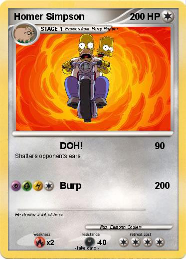 Pokemon Homer Simpson