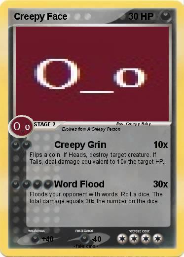 Pokemon Creepy Face