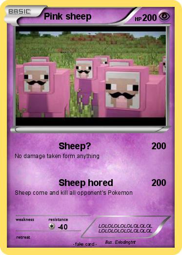Pokemon Pink sheep