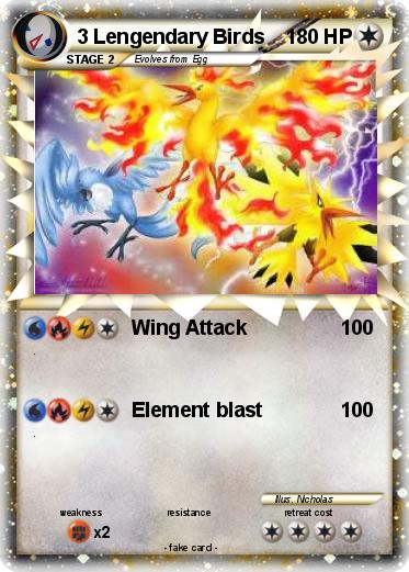 Pokemon 3 Lengendary Birds