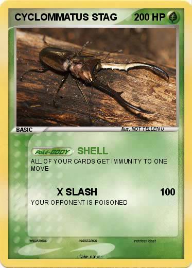 Pokemon CYCLOMMATUS STAG