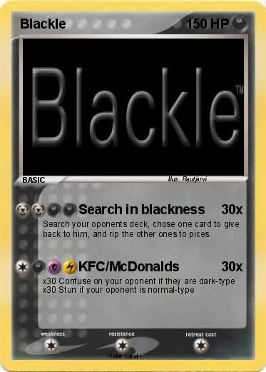Pokemon Blackle