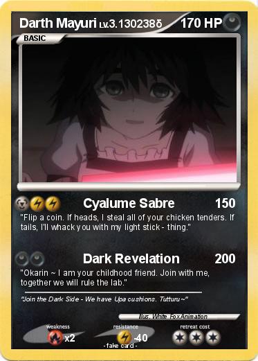 Pokemon Darth Mayuri