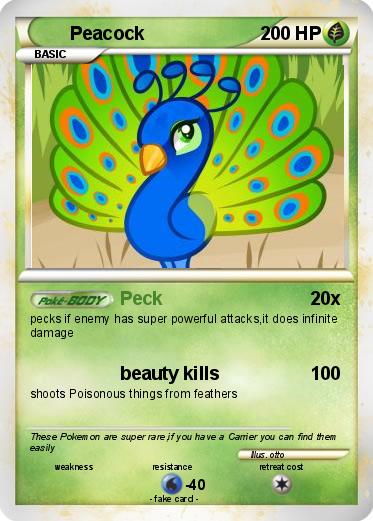 Pokemon Peacock