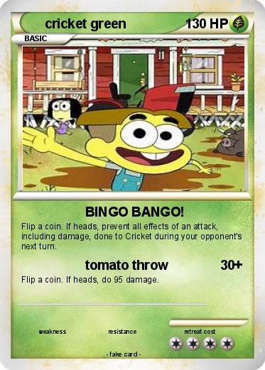 Pokemon cricket green