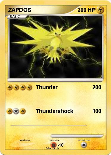 Pokemon ZAPDOS