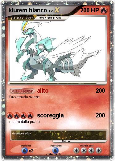 Pokemon kiurem bianco