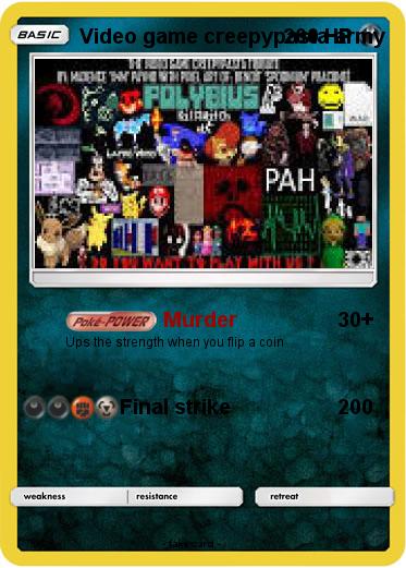 Pokemon Video game creepypasta army