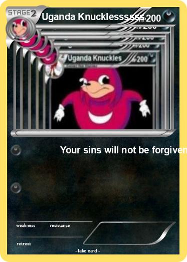 Pokemon Uganda Knucklessssss