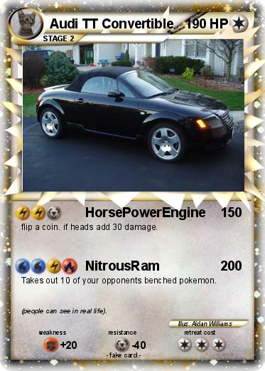 Pokemon Audi TT Convertible