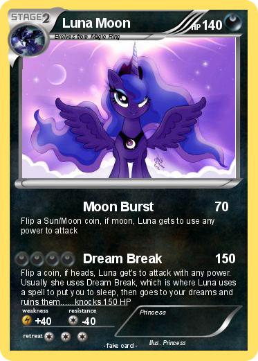 Pokemon Luna Moon