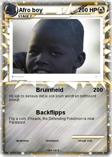 Pokemon Afro boy