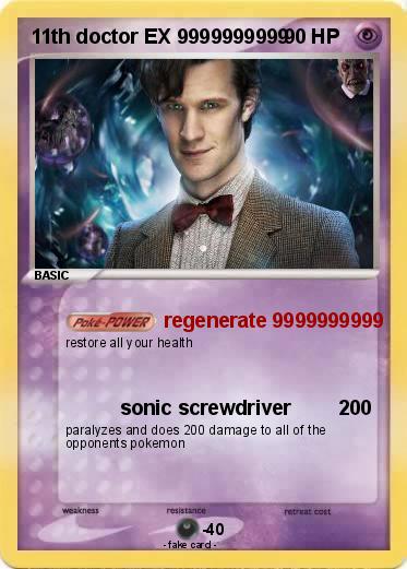 Pokemon 11th doctor EX 9999999999