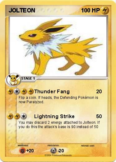 Pokemon JOLTEON