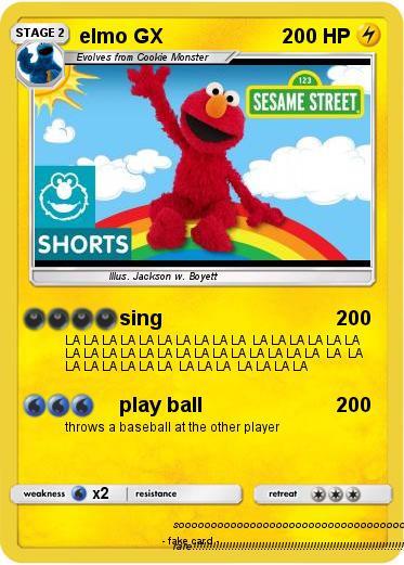 Pokemon elmo GX