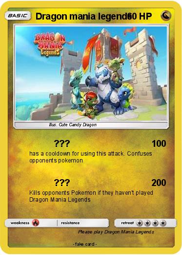 Pokemon Dragon mania legends