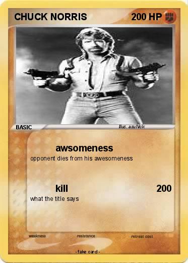 Pokemon CHUCK NORRIS