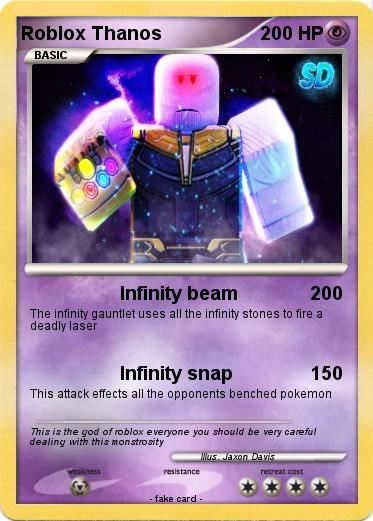 Pokemon Roblox Thanos - infinity gauntlet roblox