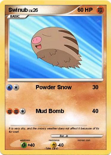 Pokemon Swinub