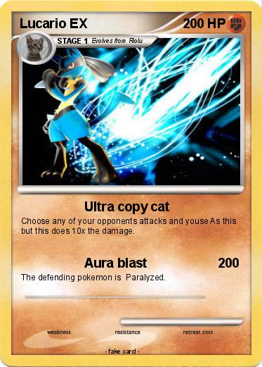 Pokemon Lucario EX